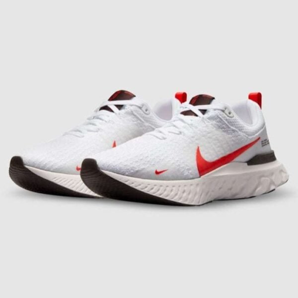 Nike React Infinity Run Flyknit 3 White Light Crimson