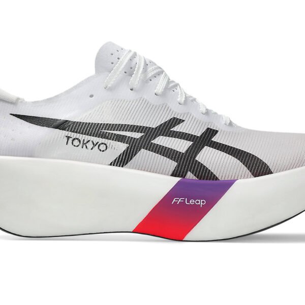 Asics Metaspeed Ray White & Flash Red