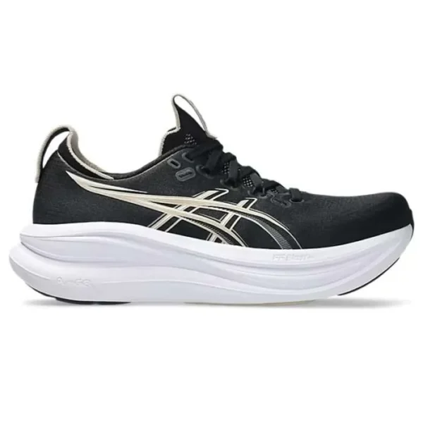 ASICS  GEL-NIMBUS 28 Black & Feather Grey EXTRA WIDE