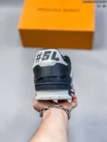 Louis Vuitton Signature Black Gray Trainer - Image 2