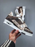 Louis Vuitton #54 Signature Damier Ebene Multi Trainer - Image 2