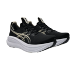 ASICS  GEL-NIMBUS 28 Black & Feather Grey EXTRA WIDE - Image 2