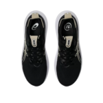 ASICS  GEL-NIMBUS 28 Black & Feather Grey EXTRA WIDE - Image 3