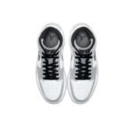 Air Jordan 1 Mid Light Smoke Grey - Image 4
