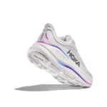 HOKA Bondi 9 Cosmic Grey & White - Image 4