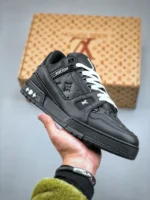 Louis Vuitton Black Trainer - Image 2
