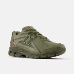 New Balance 1906R Shoes Dark Olivine with Silver Metallic - Image 2