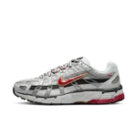 Nike P-6000 White | Metallic Platinum | Dark Charcoal | Varsity Red