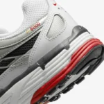 Nike P-6000 White | Metallic Platinum | Dark Charcoal | Varsity Red - Image 7